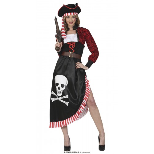  DISFRAZ T-XL PIRATA CALAVERA