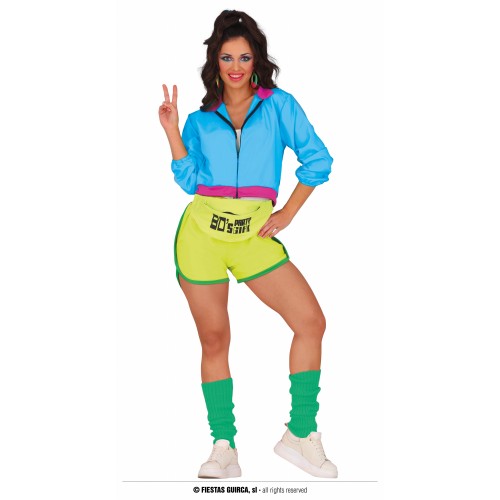  DISFRAZ T-M GIMNASTA NEON