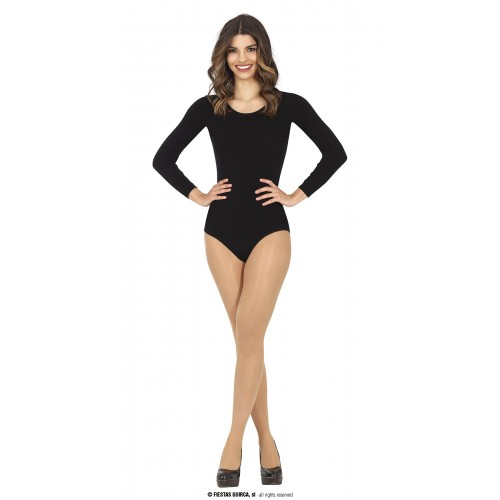    MALLA BODY T-M C/MANGA NEGRA