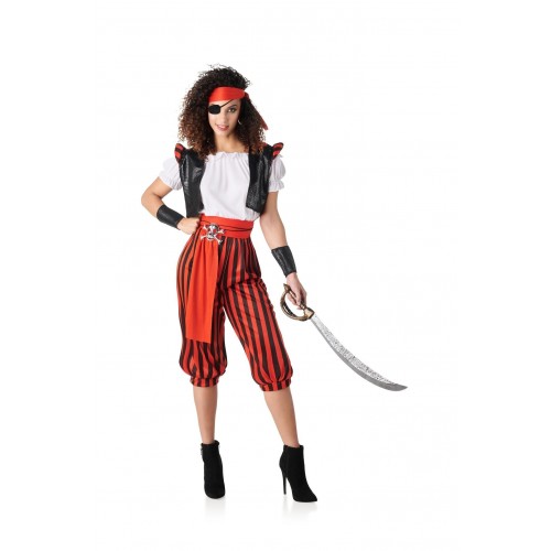  DISFRAZ T-M/L PIRATA PANTALON RAYAS