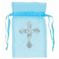 PAQ.12/U BOLSA GASA COMUNION CELESTE