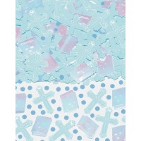 PAQ.CONFETI COMUNION CELESTE 71GR