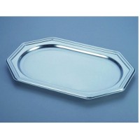   BANDEJA OCTOGON PLATA 24,5X34,5CM
