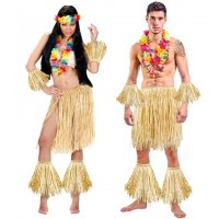 SET ZULU FALDA PUÑOS CUBRE PIERNAS RAFIA