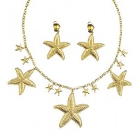 SET PENDIENTES Y COLLAR SIRENA