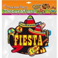 SET 4 DECORACIONES MEXICANO SURT 55CM