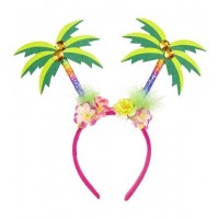 DIADEMA ANTENAS PALMERAS MULTICOLOR