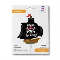 GLOBO 34"  FOIL FORMA BARCO PIRATA