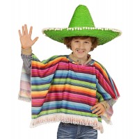 PONCHO INFANTIL MEXICANO 75CM