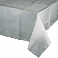   MANTEL PAPEL PLATA 137X274CM