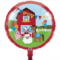   GLOBO 18" FOIL REDONDO LA GRANJA