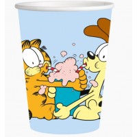   8 VASOS CARTON GARFIELD