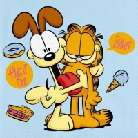   20 SERVILLETAS GARFIELD 33CM