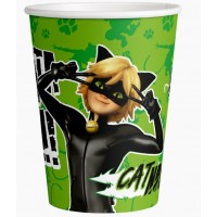   8 VASOS CAT NOIR 250 ML