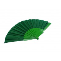   ABANICO PL LISO VERDE 23CM