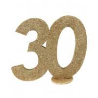  CENTRO MESA N30 ORO GLITTE 11X10CM