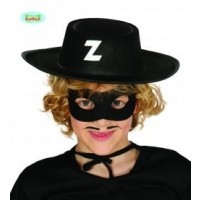 SOMBRERO BANDIDO Z NEGRO INFANTIL