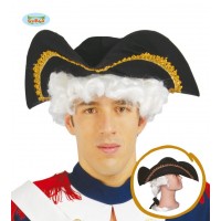 $D SOMBRERO ALMIRANTE EPOCA C/PELO BL