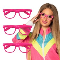   SET 3 GAFAS MONTURA ROSA NEON