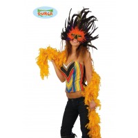 $D BOA PLUMA 90GR MOSTAZA 1,80MT