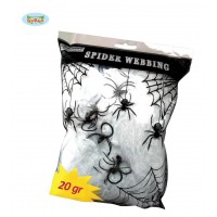    TELARAÑA BLANCA C/2 ARAÑAS 20GR