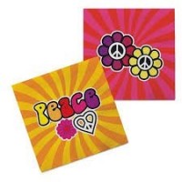 20 SERVILLETAS HIPPIE-PEACE 33X33CM