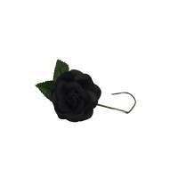   PICK FLOR SEVILLANA PEQ NEGRA 6CM