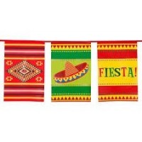 BANDERINES RECTANGULAR MEXICANO 10M