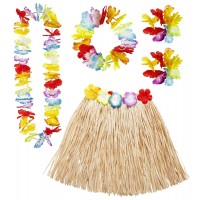 SET HAWAIANO 5 PZAS ADULTO NATURAL