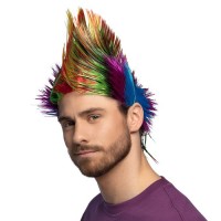 PELUCA HOMBRE PUNKY MULTICOLOR