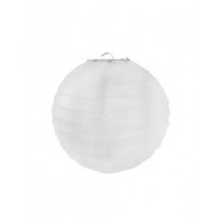 2 FAROLILLOS REDONDOS BLANCOS 20CM