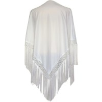   MANTON PEQ SEVILLANA LISO BLANCO