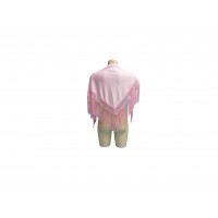   MANTON PEQ SEVILLANA LISO ROSA