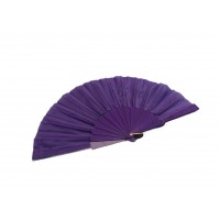   ABANICO PL LISO VIOLETA 23CM