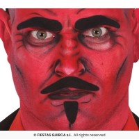 SET CEJAS,BIGOTE Y PERILLA DIABLO
