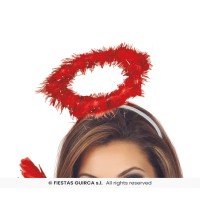 DIADEMA ANGEL MARABU ROJO