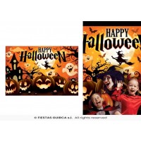 PHOTOCALL HALLOWEEN PARED  220X150CMS