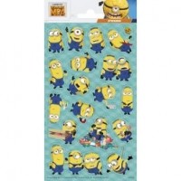  PEGATINAS GLITTER MINIONS 102X200MM