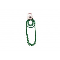 COLLAR PULSERA PENDIENTE SEVILLANA VERDE
