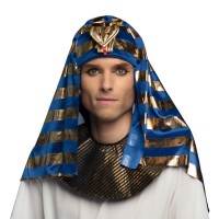 TOCADO TELA FARAON AZUL/ORO