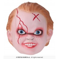 MASCARA LATEX INFANTIL NIÑO DIABOLICO