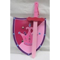 SET ESPADA ESCUDO FOAM PRINCESA MEDIEVAL