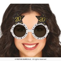 GAFAS BLANCA CON ESTRELLA 20 AÑOS