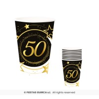 BOLSA 6 VASOS 50 AÑOS 240ML