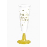   4 COPAS CAVA PL SALUD BASE ORO 150C