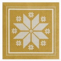   30 SERVILLETAS S.FRIO ORO 25CM