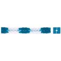 GUIRNALDA BICOLOR AZUL Y BLANCO 3MT