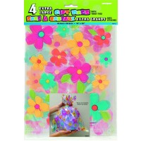 PAQ.4/U BOLSA SACO CELOFAN FLOR 41X51CM