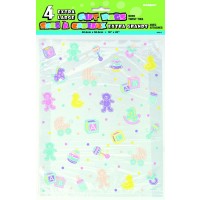 PAQ.4/U BOLSA SACO CELOFAN BEBE 41X51CM