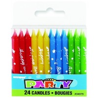 PAQ.24/U VELA H.BIRTHDAY COL.SURT 6CM
